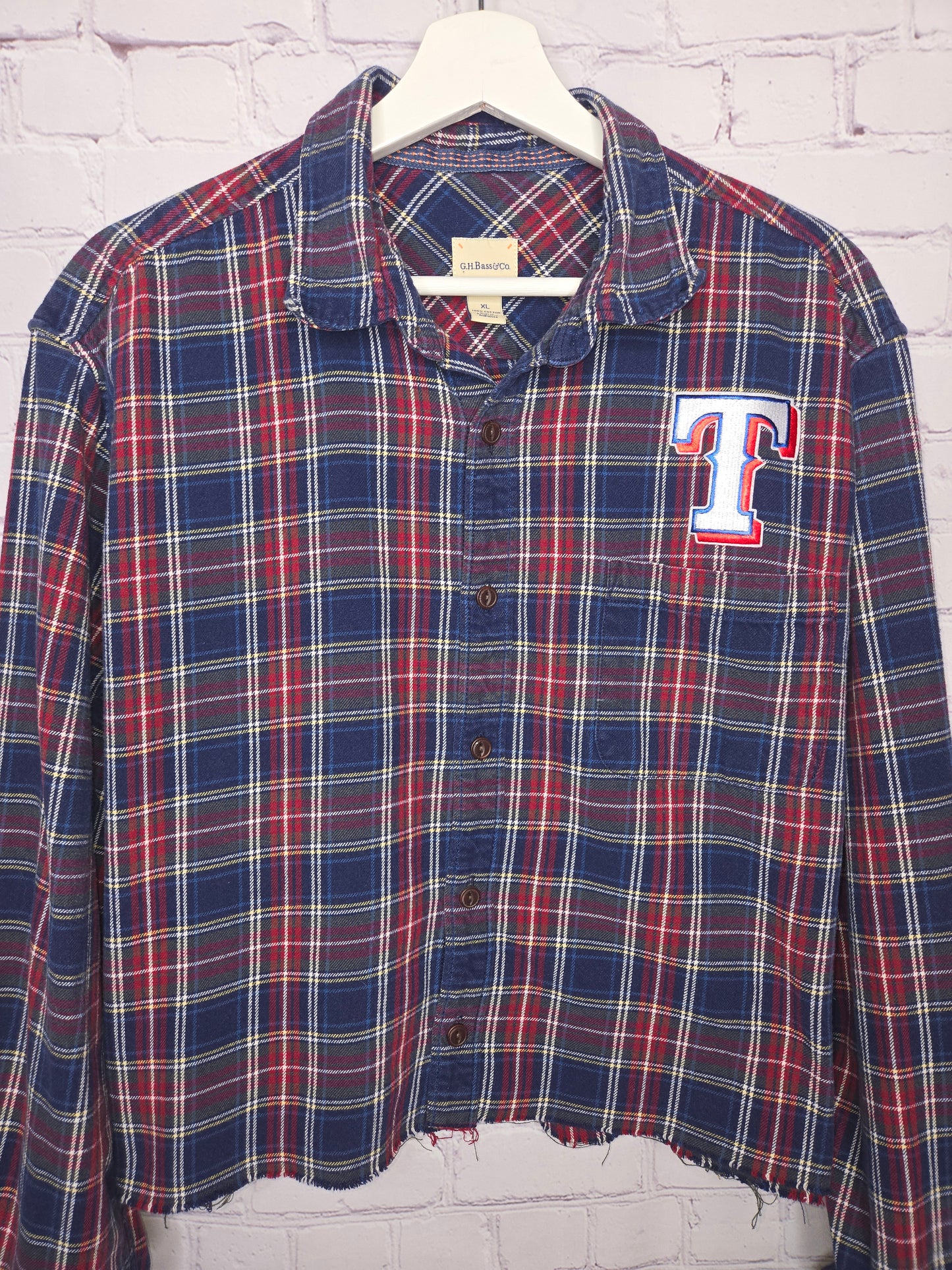Texas Rangers Crop Flannel