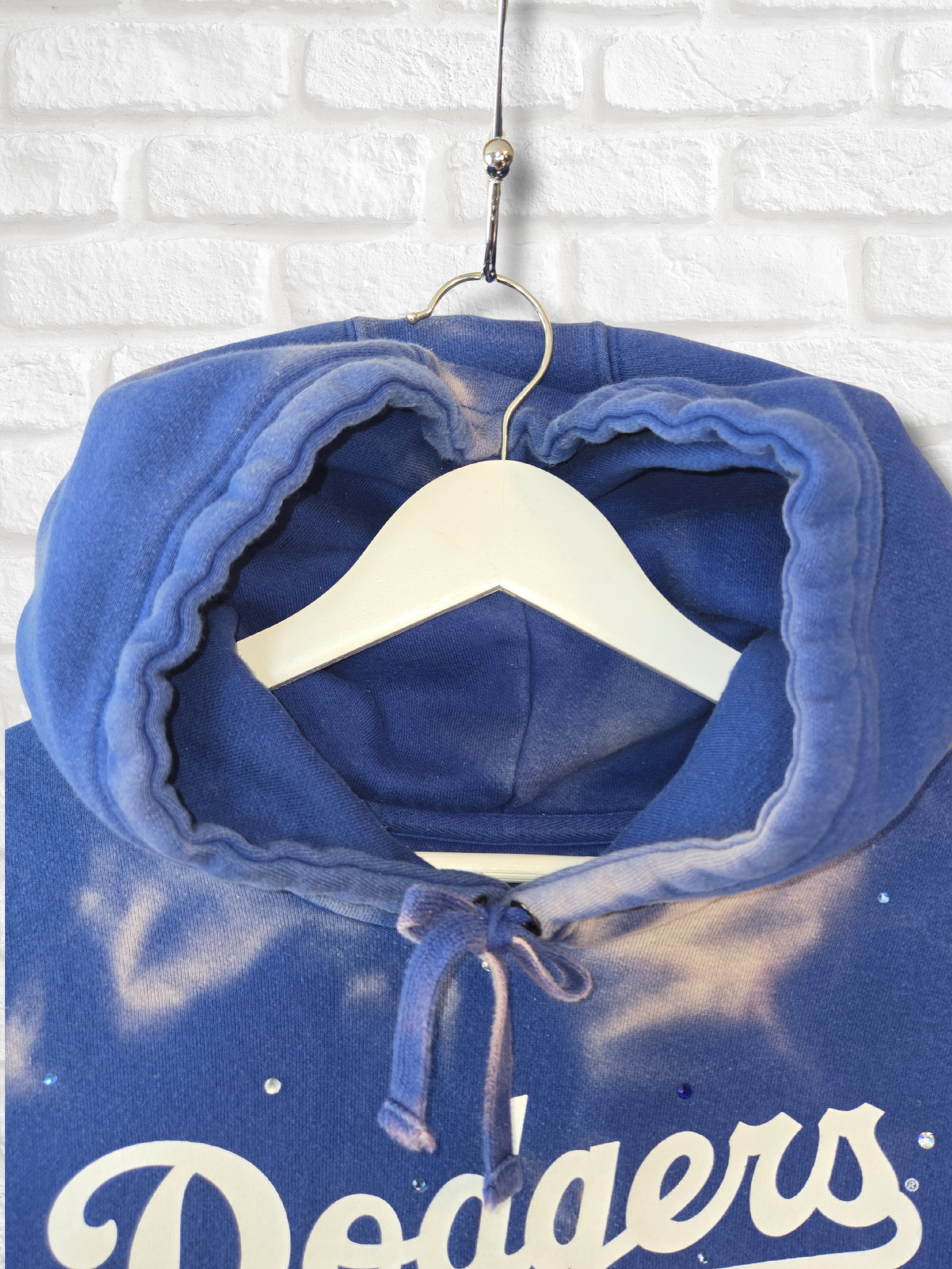 Los Angeles Dodgers Crop Hoodie