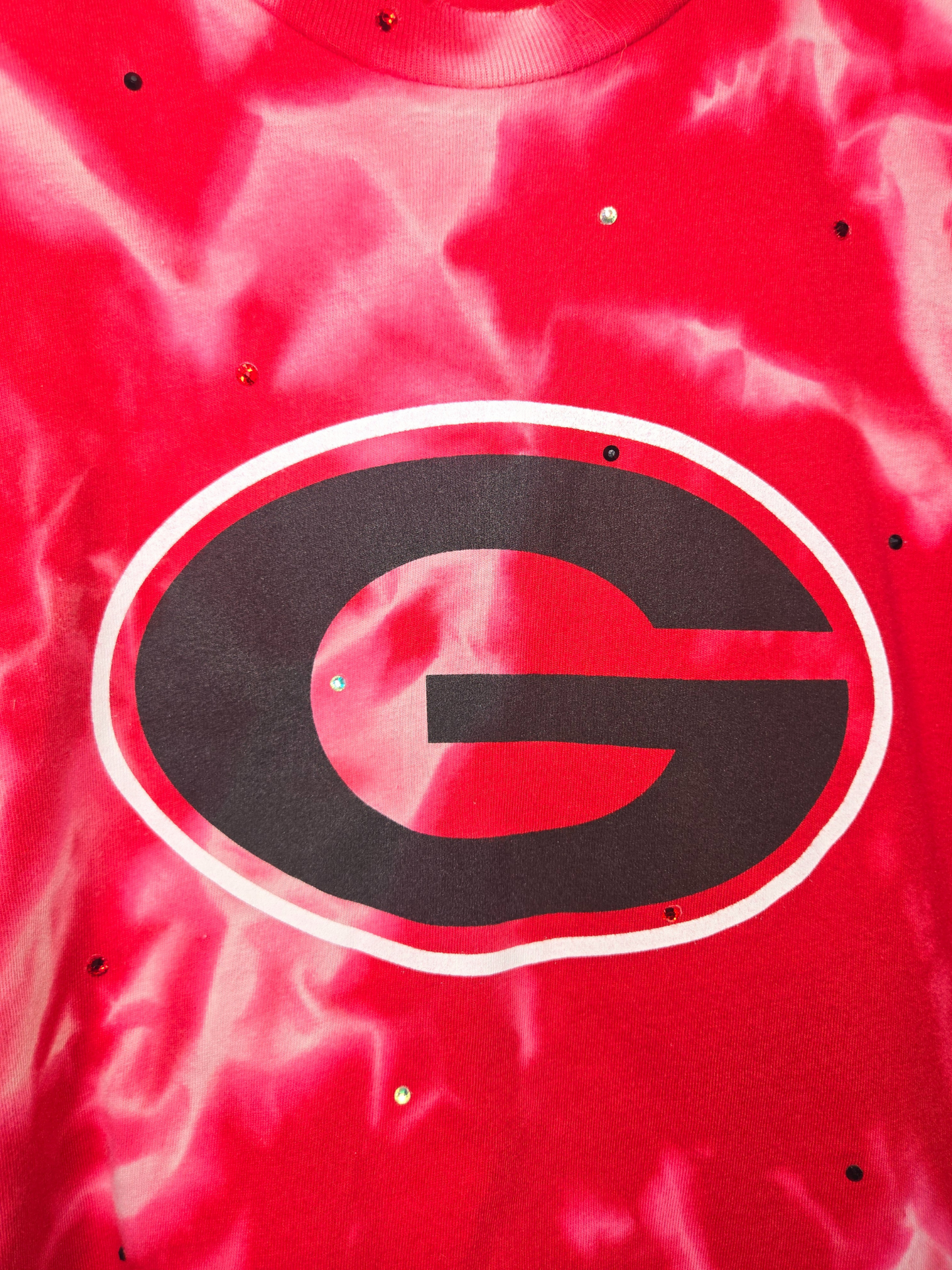 Georgia Bulldogs Crop Tee
