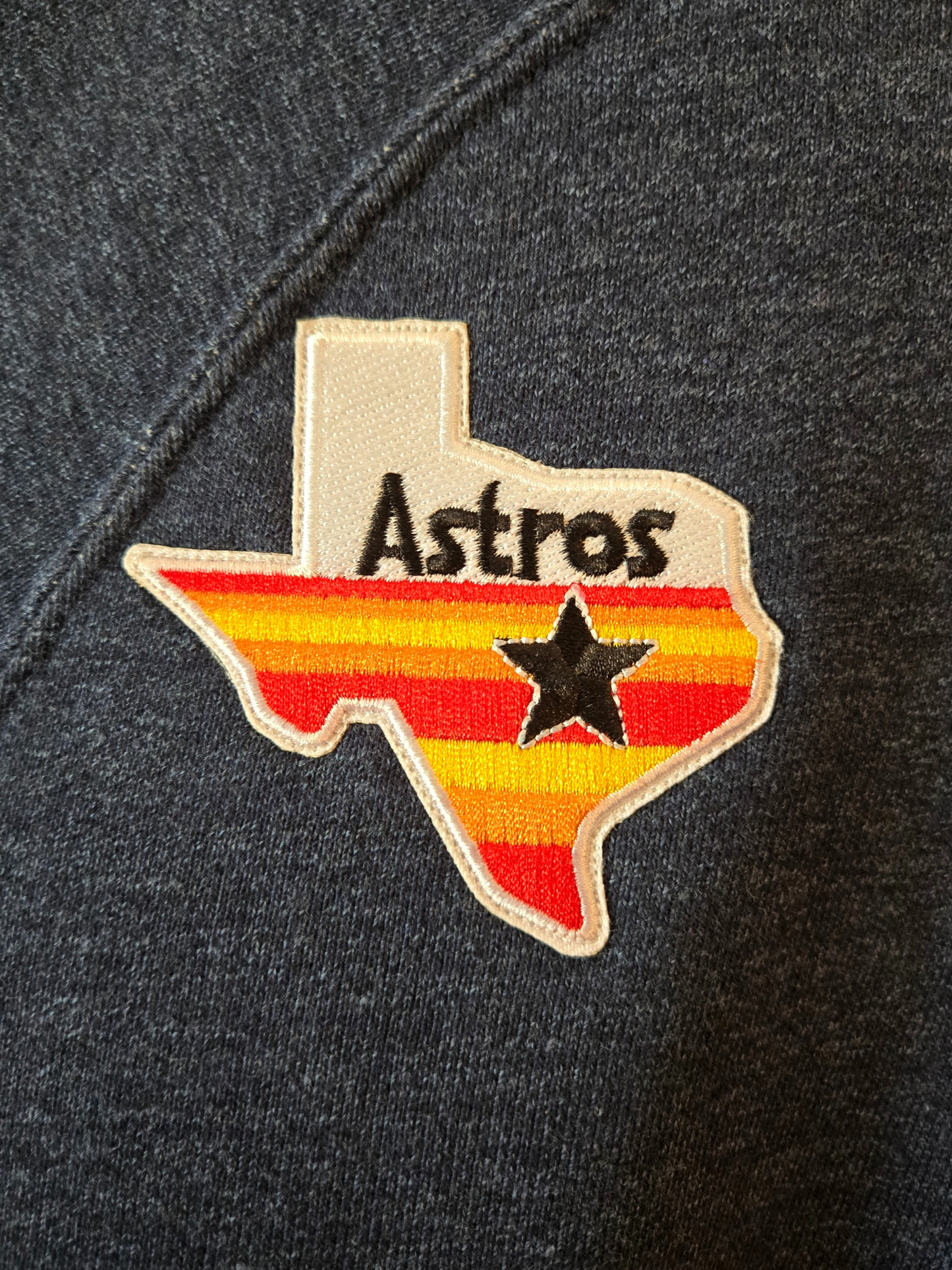 Houston Astros Zip-Up Crop Sweatshirt