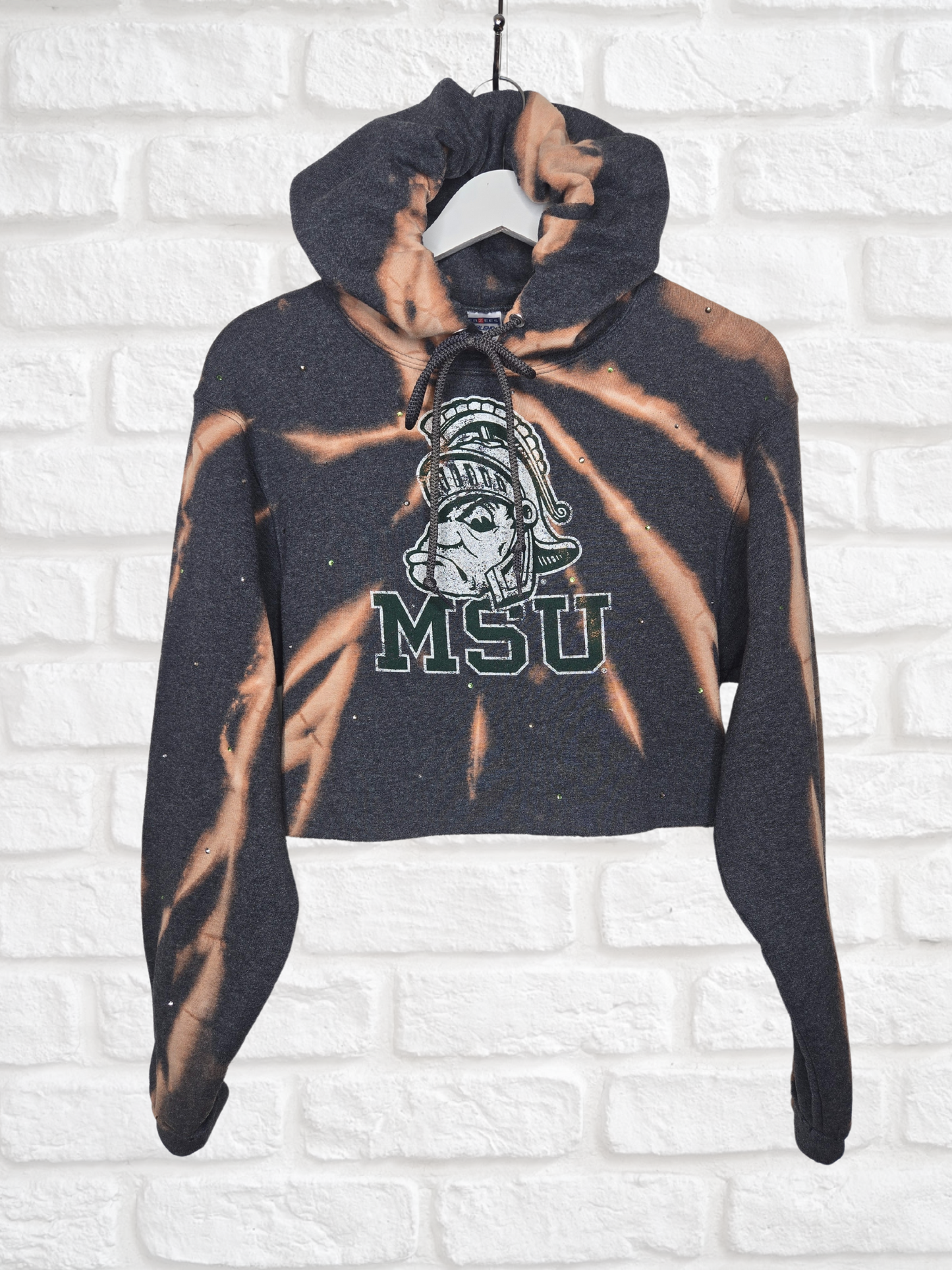Michigan State Spartans Crop Hoodie