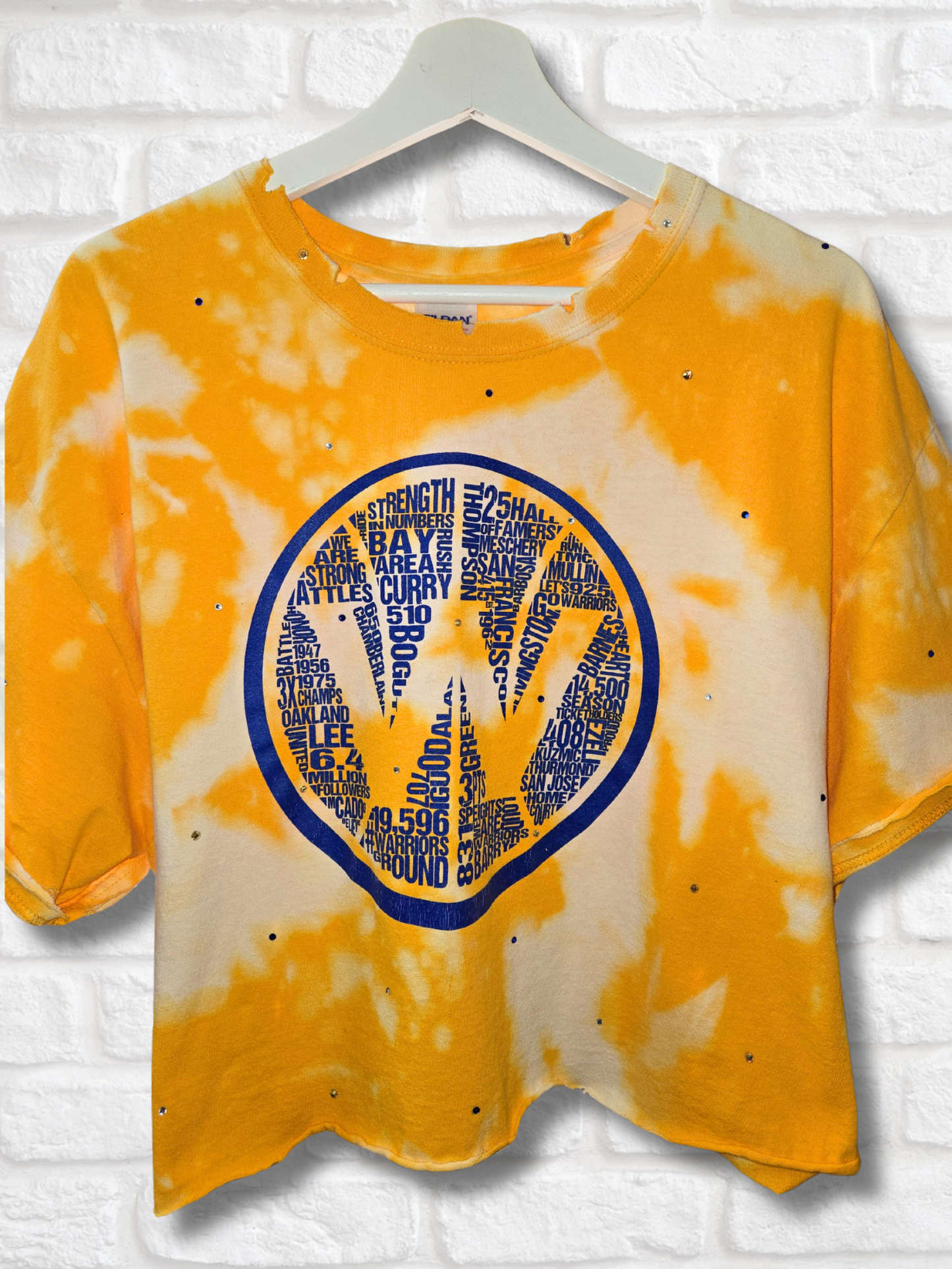 Golden State Warriors Crop Tee