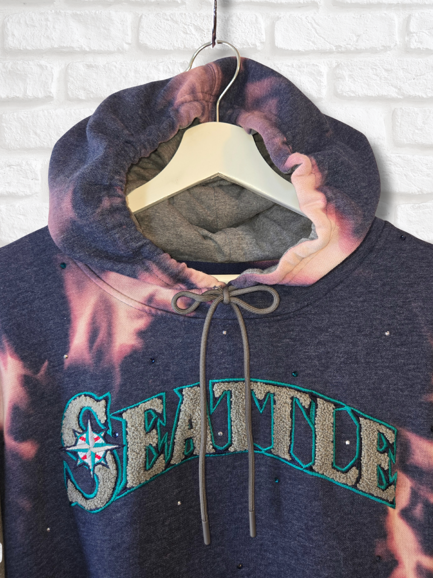 Seattle Mariners Crop Hoodie