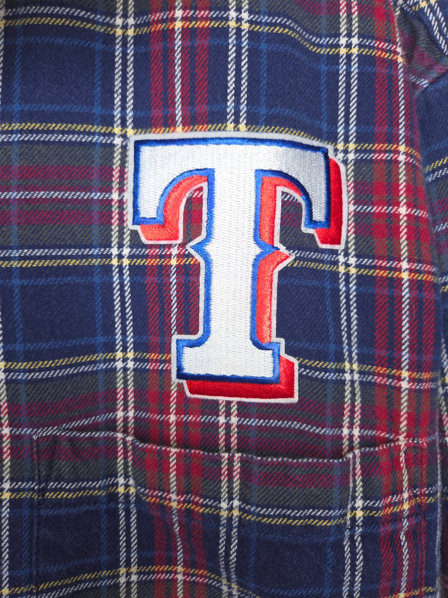 Texas Rangers Crop Flannel