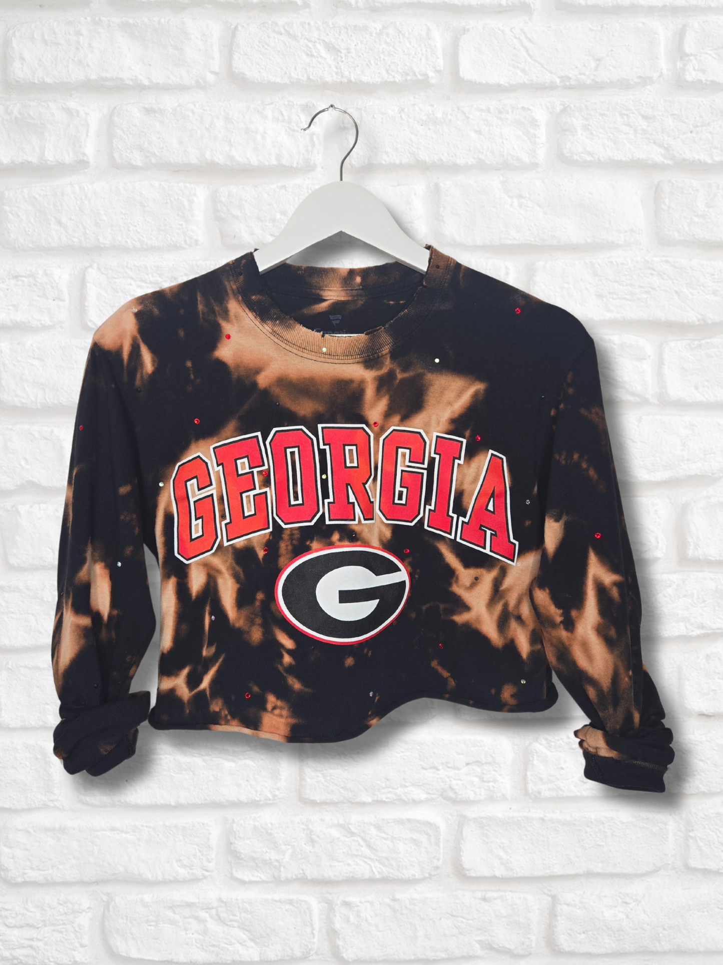 Georgia Bulldogs Crop Tee