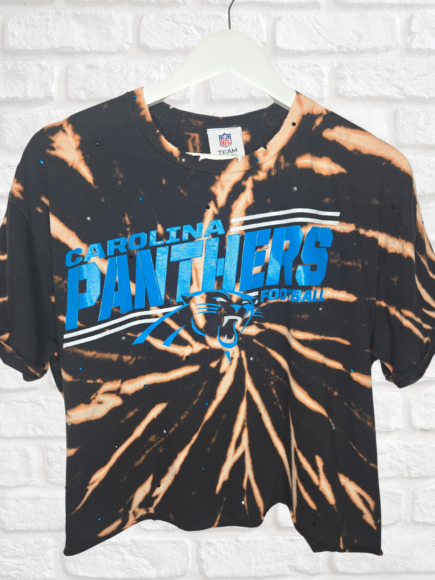 Carolina Panthers Crop Tee