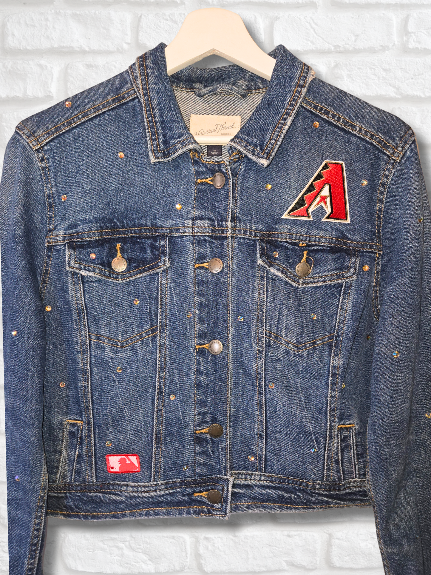 Arizona Diamondbacks Crop Denim Jacket