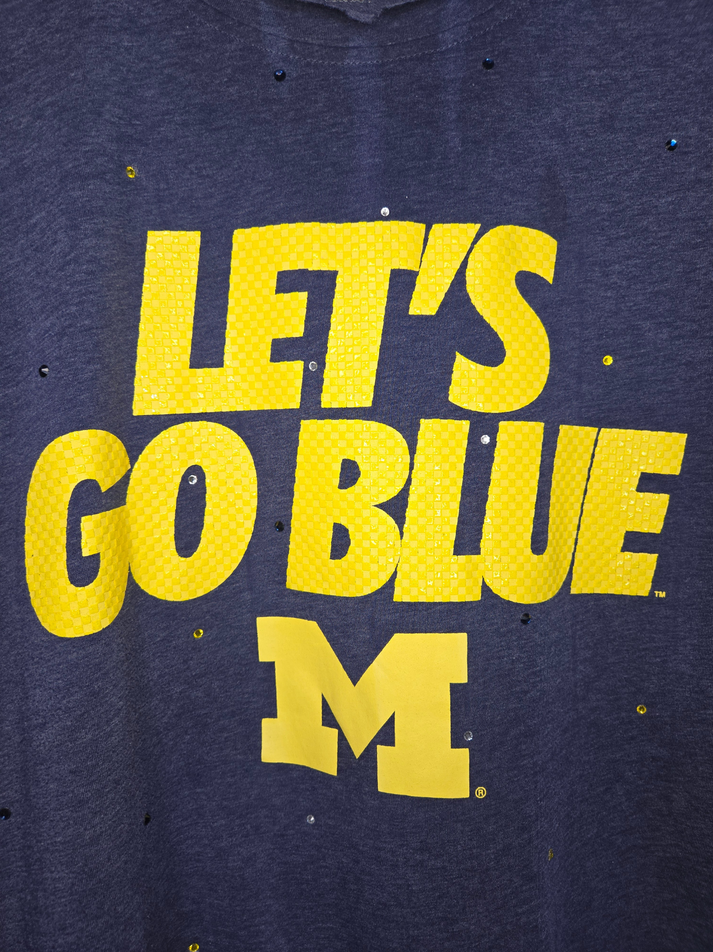 Michigan Wolverines Crop Tee