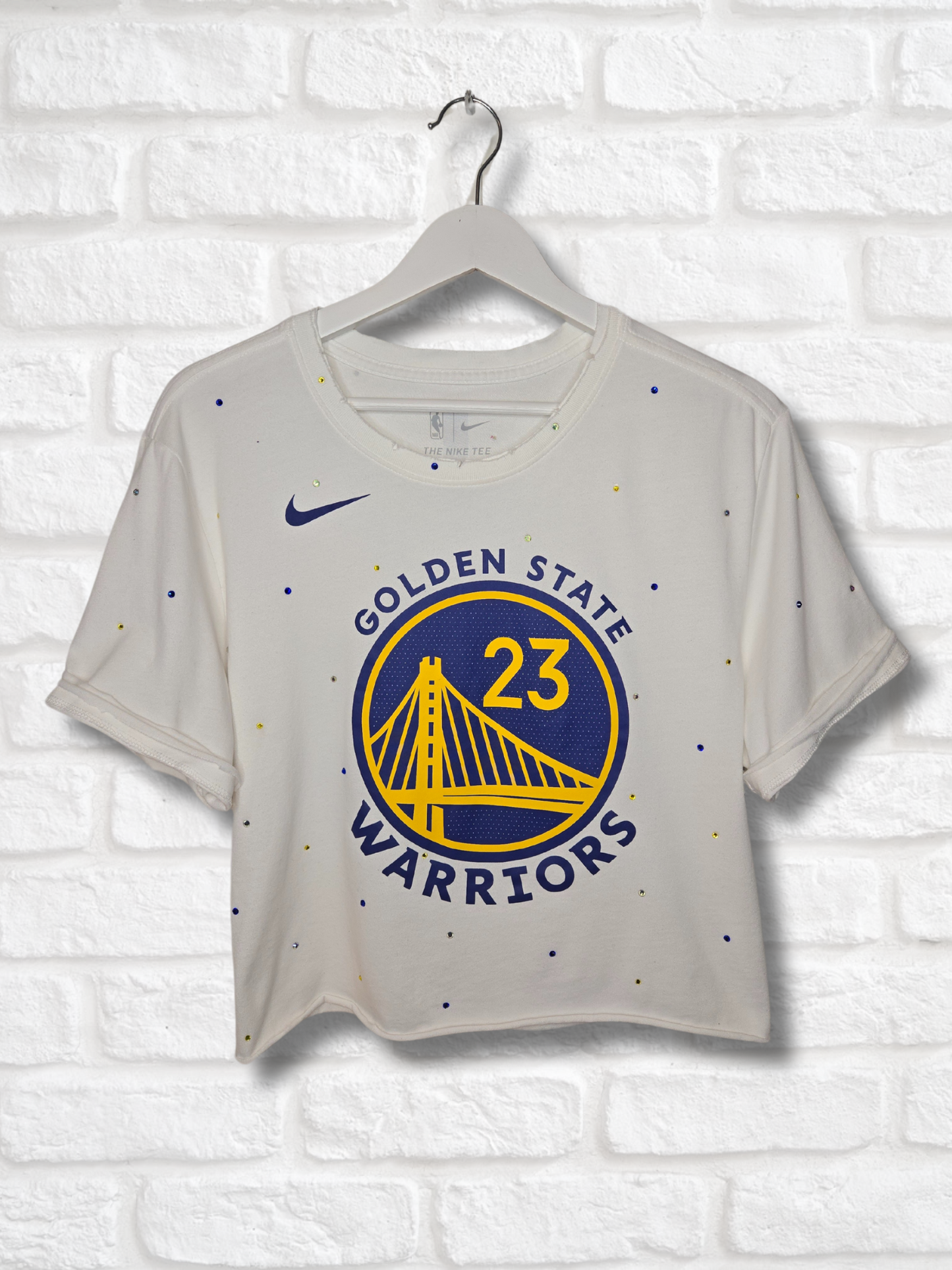 Golden State Warriors Crop Tee