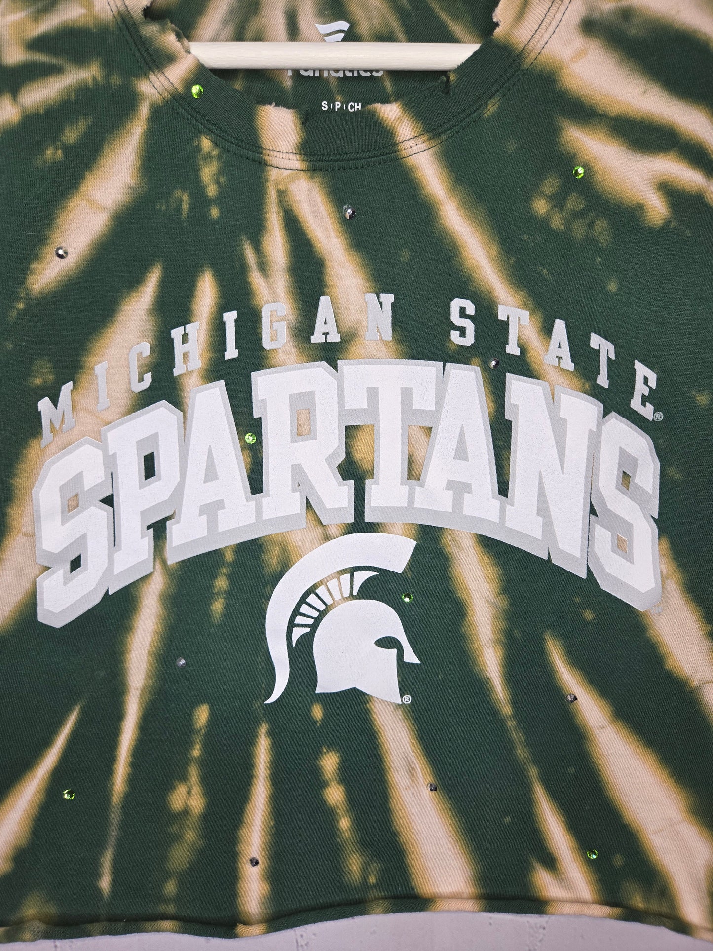 Michigan Spartans Crop Tee