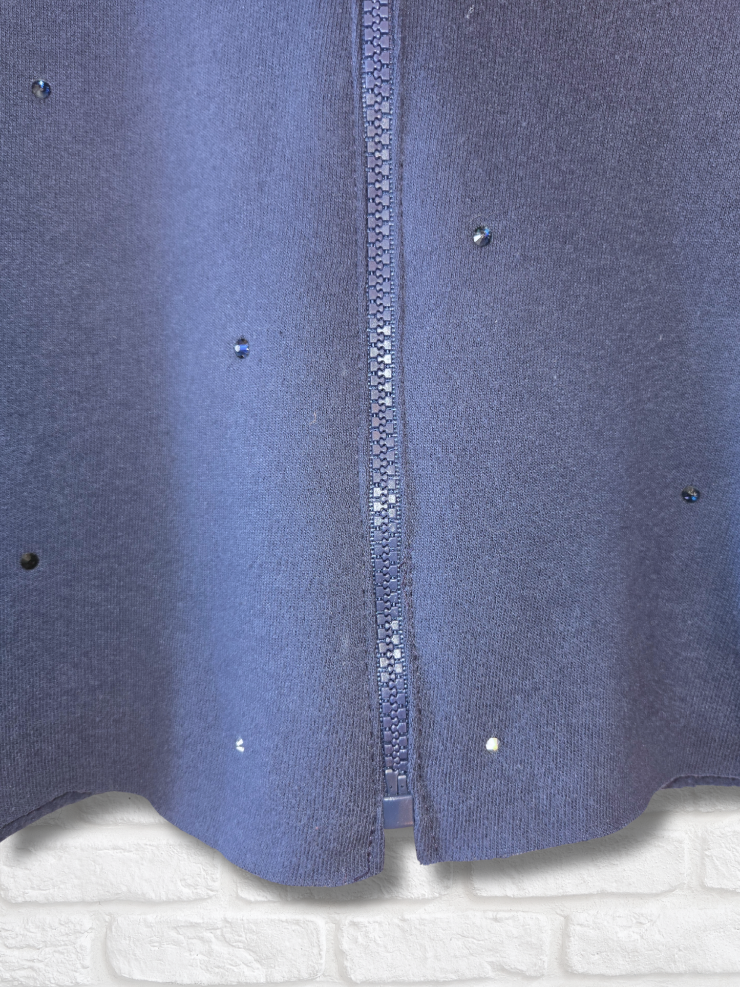 New York Yankees Crop Zip-Up Sweatshirt
