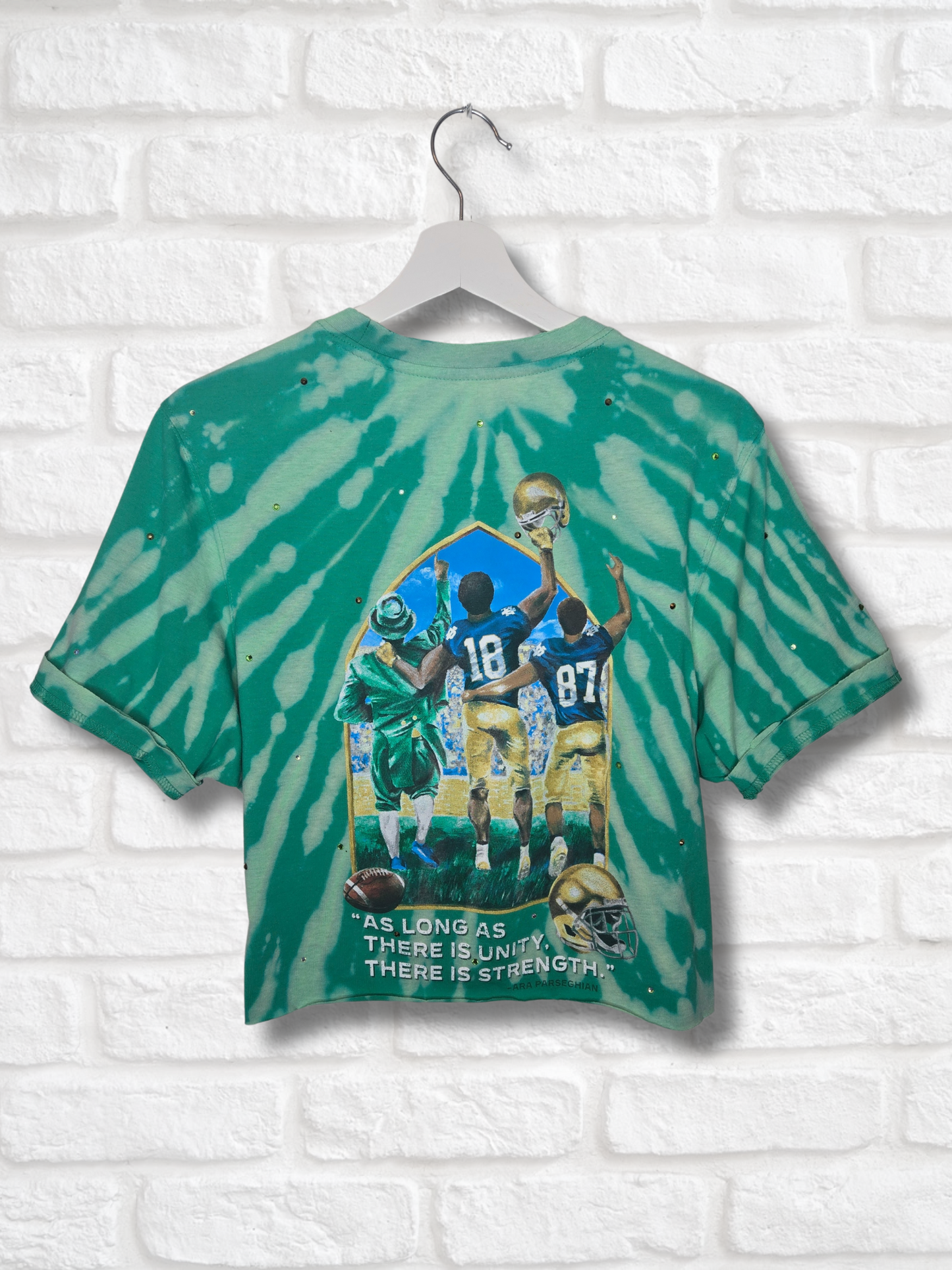 Notre Dame Fighting Irish Crop Tee