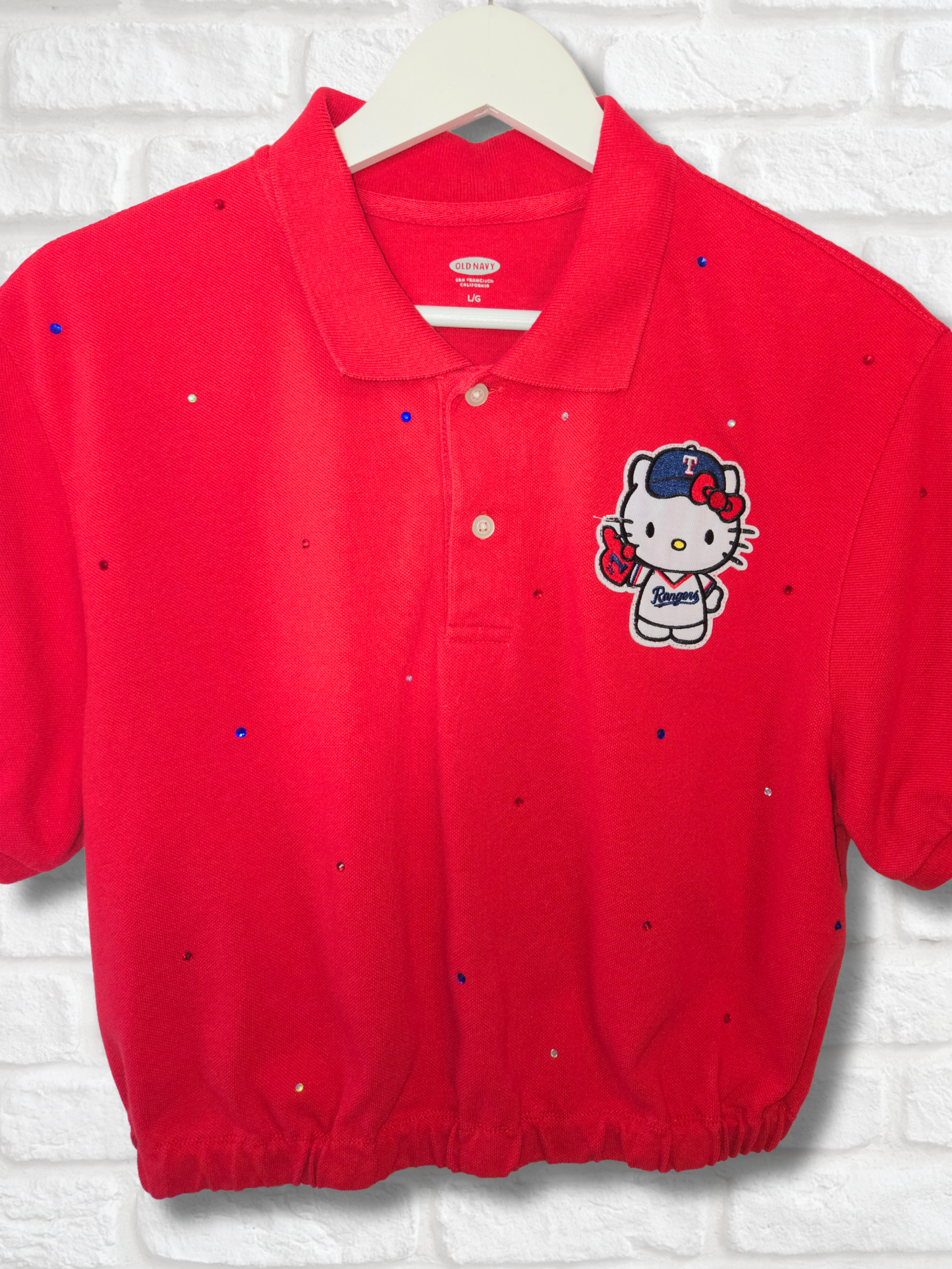 Texas Rangers HK Crop Polo