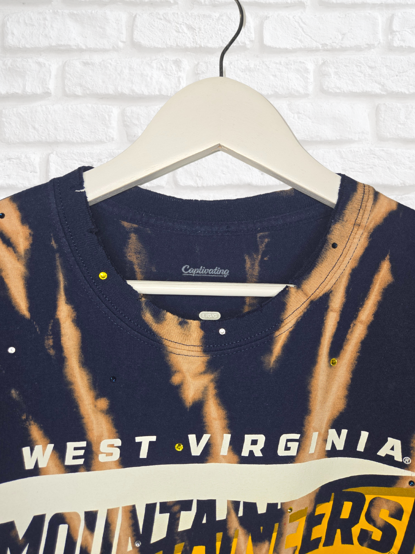 West Virginia Mountaineers Crop Tee