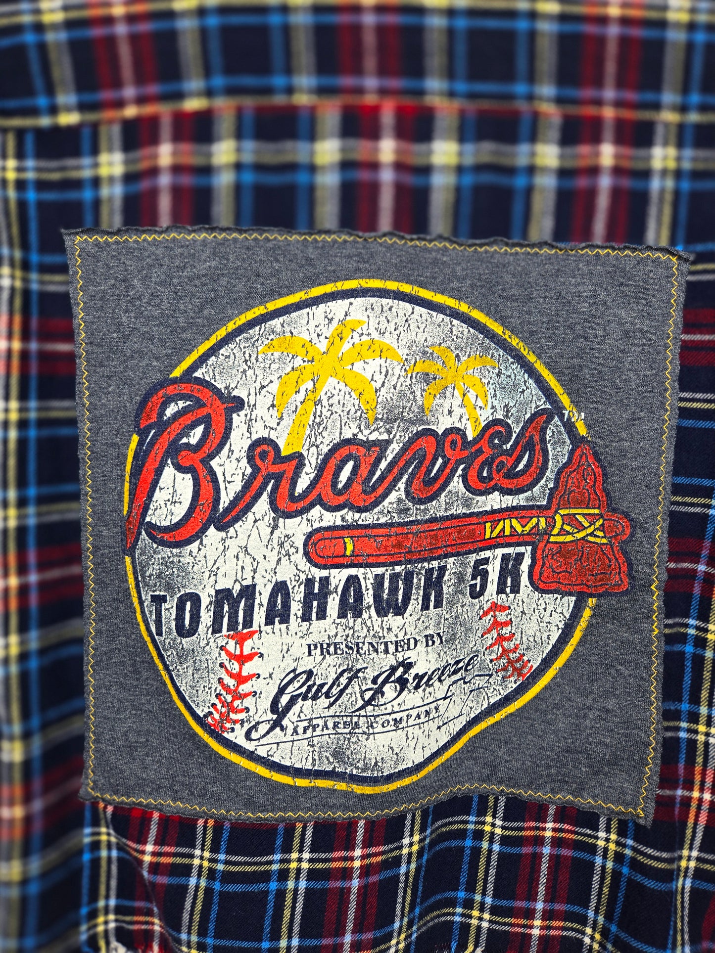 Atlanta Braves Crop Flannel