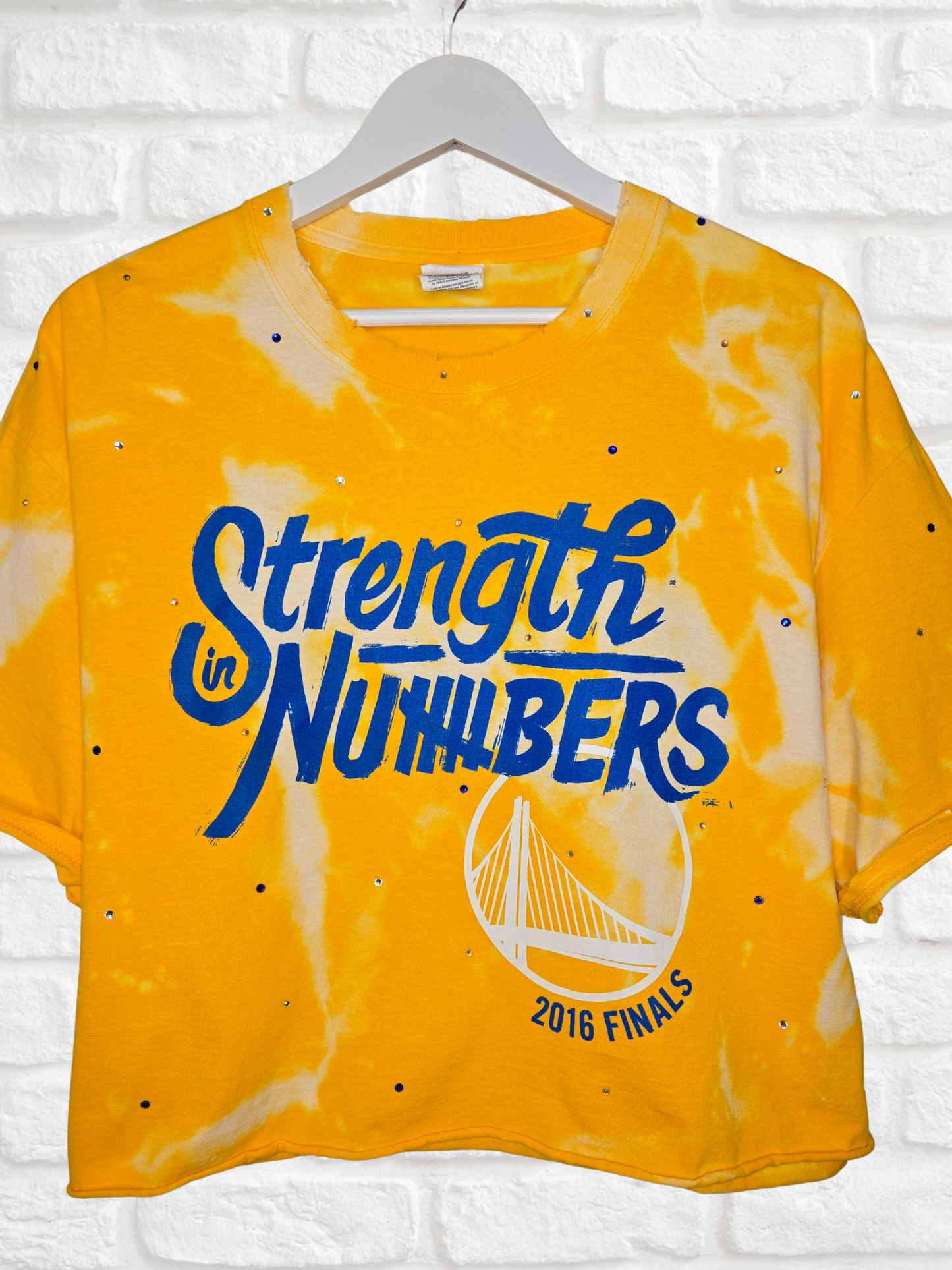 Golden State Warriors Crop Tee