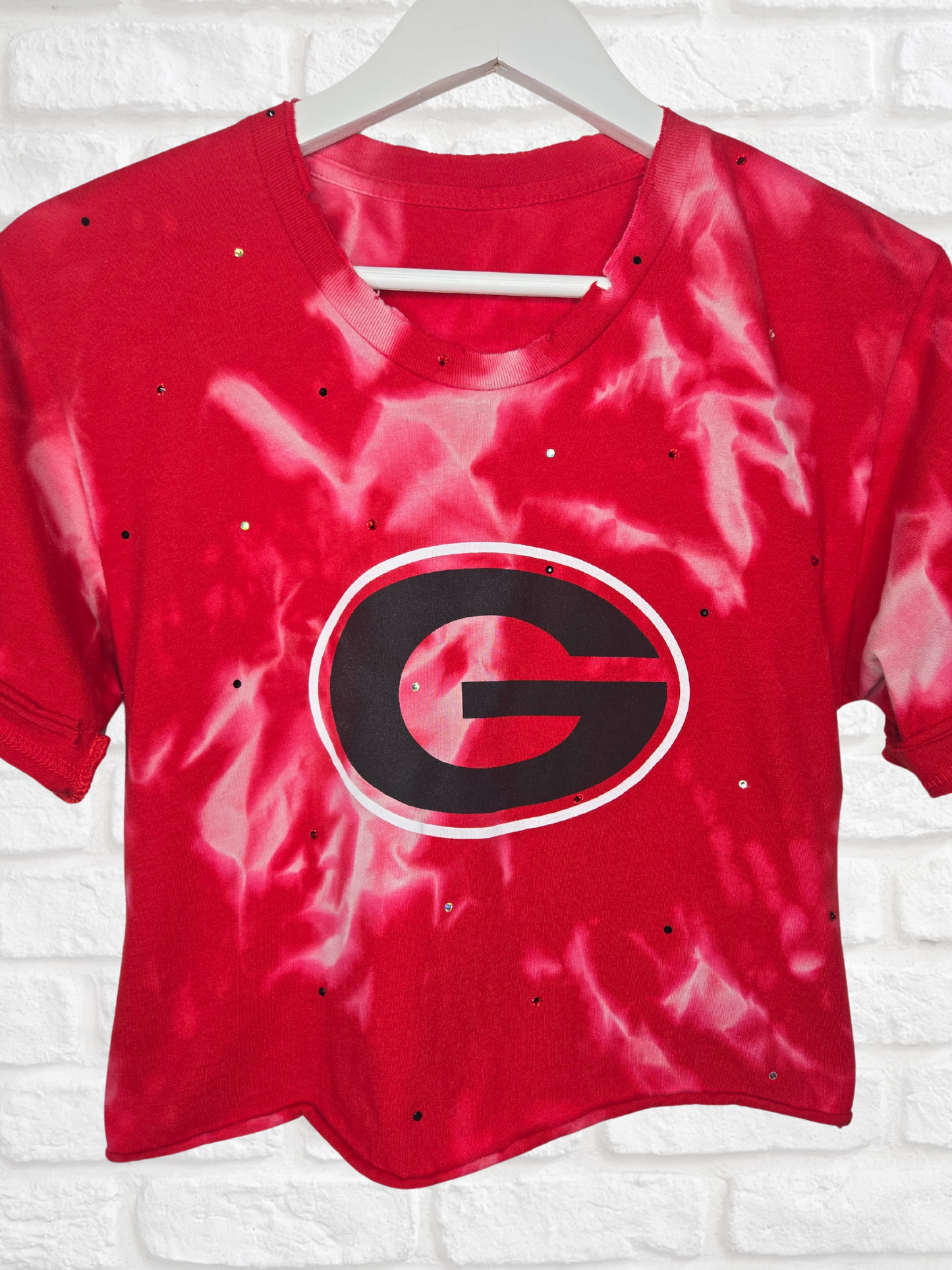 Georgia Bulldogs Crop Tee
