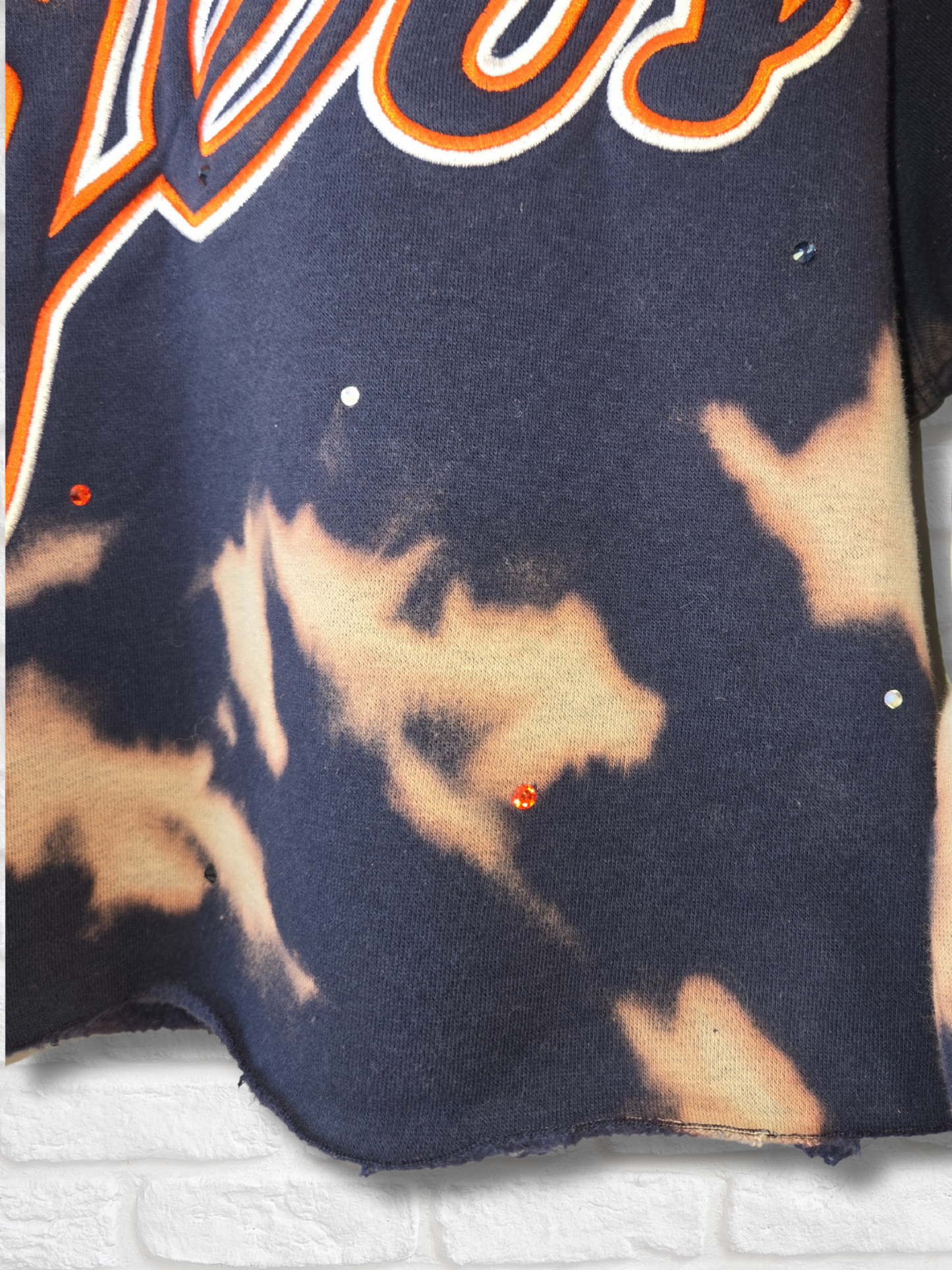 Detroit Tigers Crop Hoodie