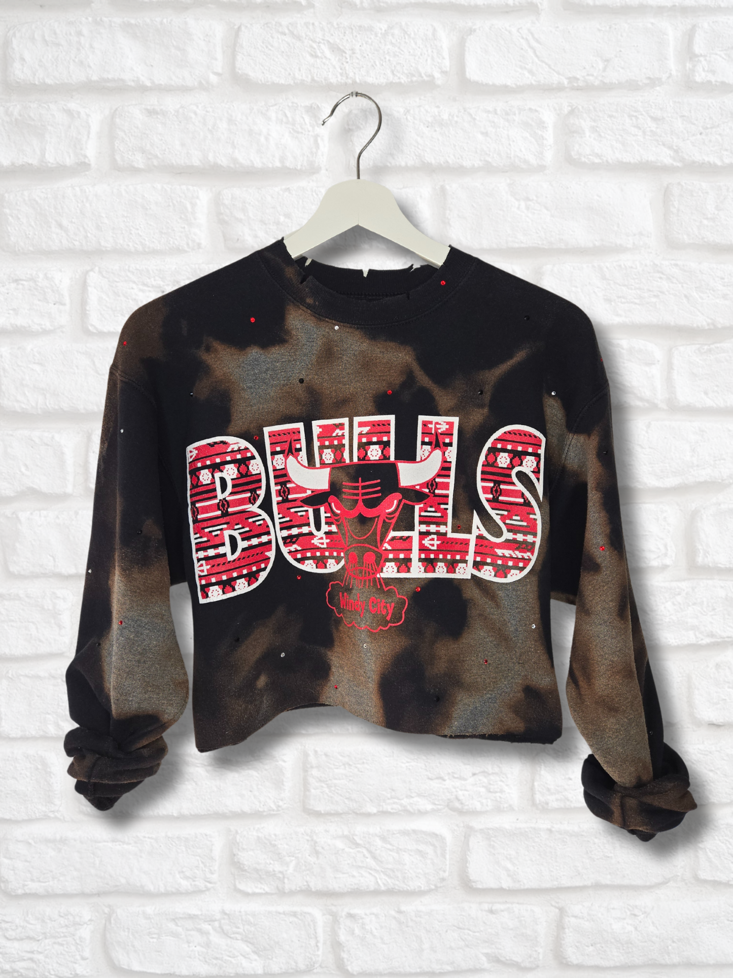 Chicago Bulls Crop Sweatshirt