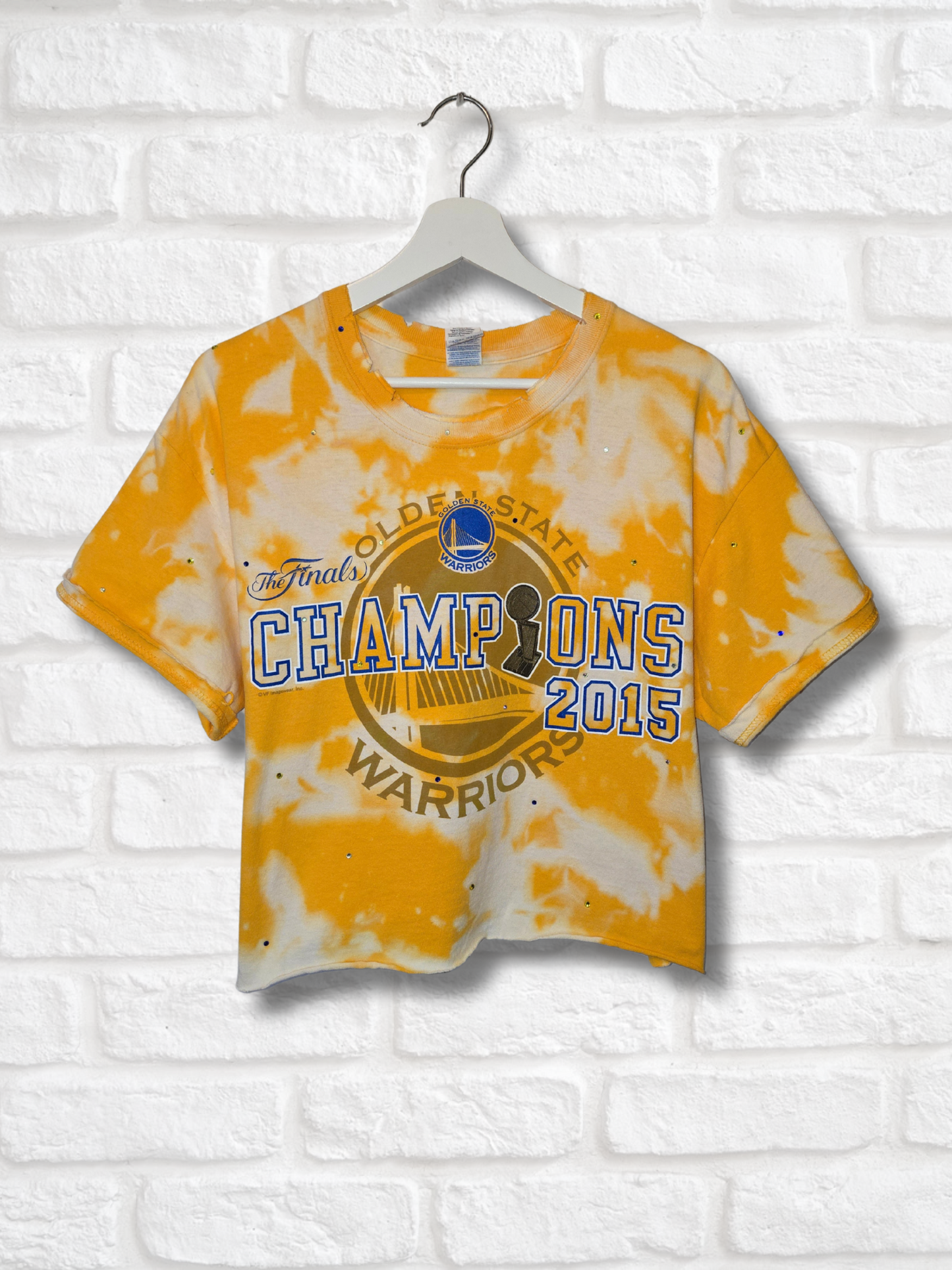 Golden State Warriors Crop Tee