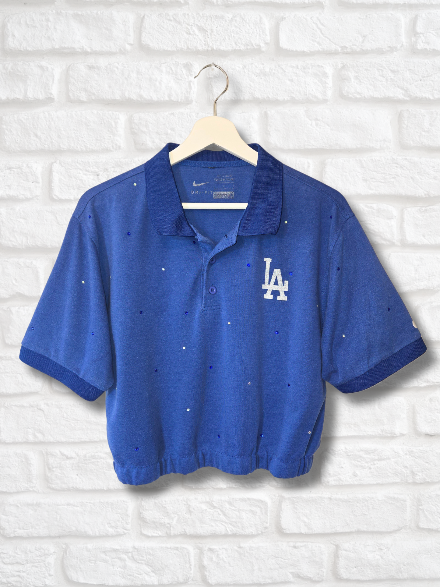 Los Angeles Dodgers Crop Polo
