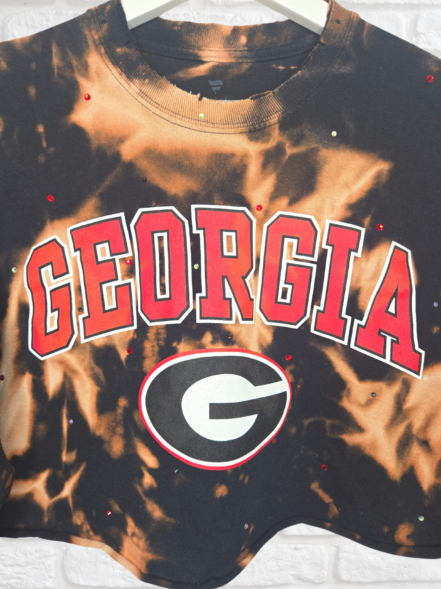 Georgia Bulldogs Crop Tee