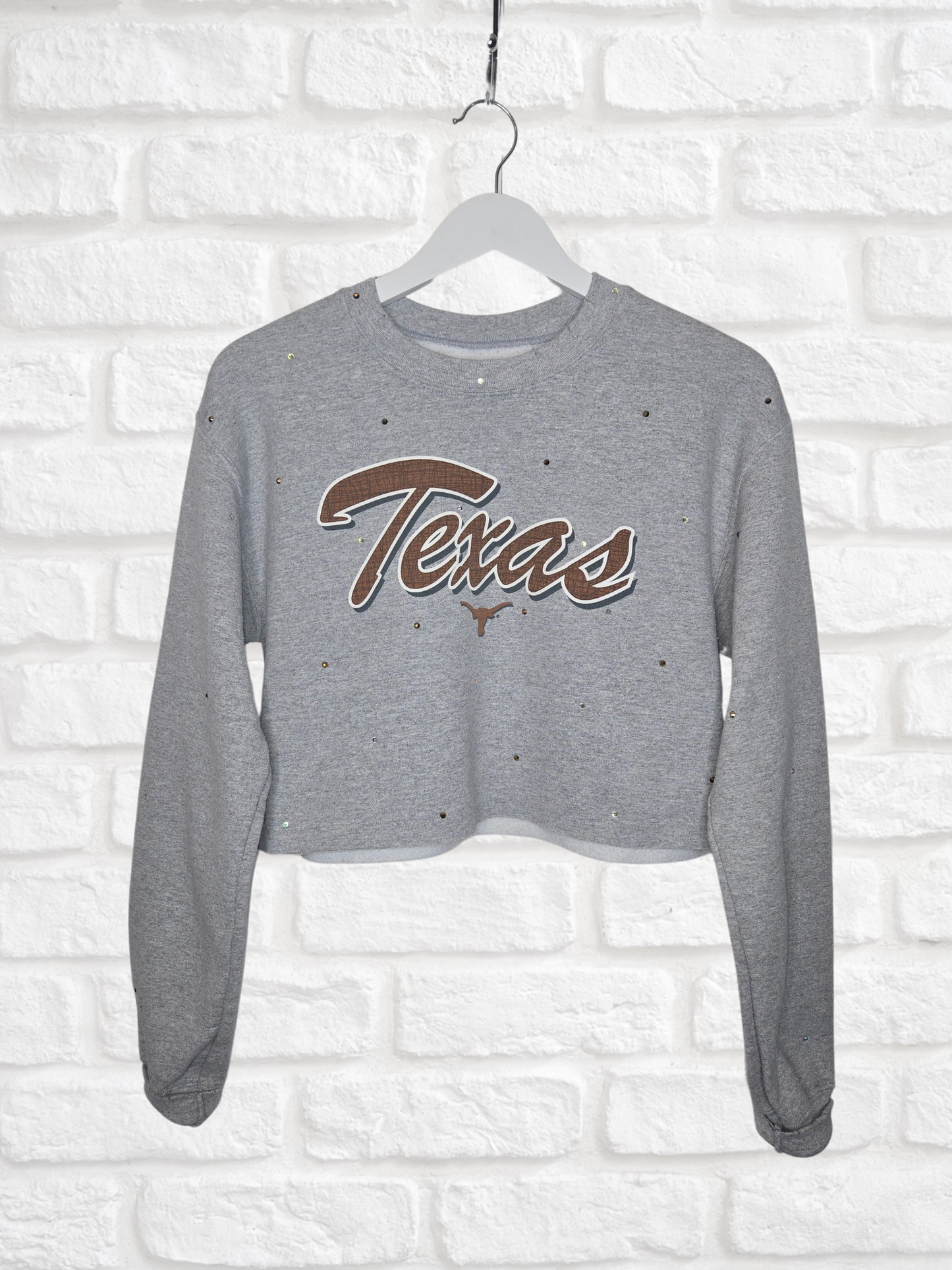 Texas Longhorns Crop Sweatshirt