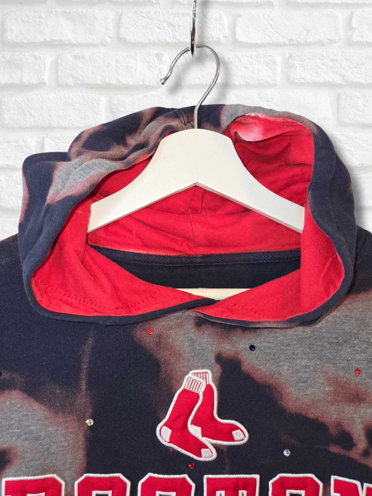 Boston Red Sox Crop Hoodie