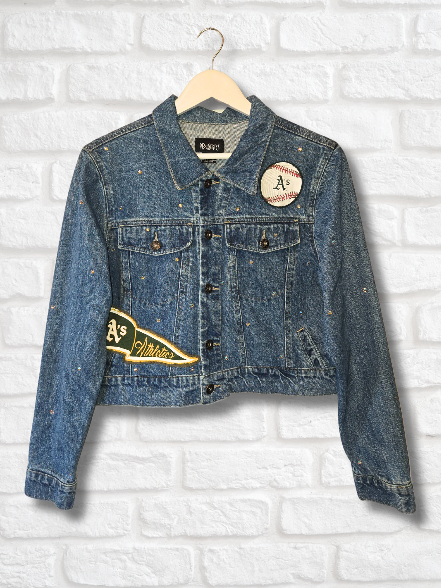 Athletics Crop Denim Jacket