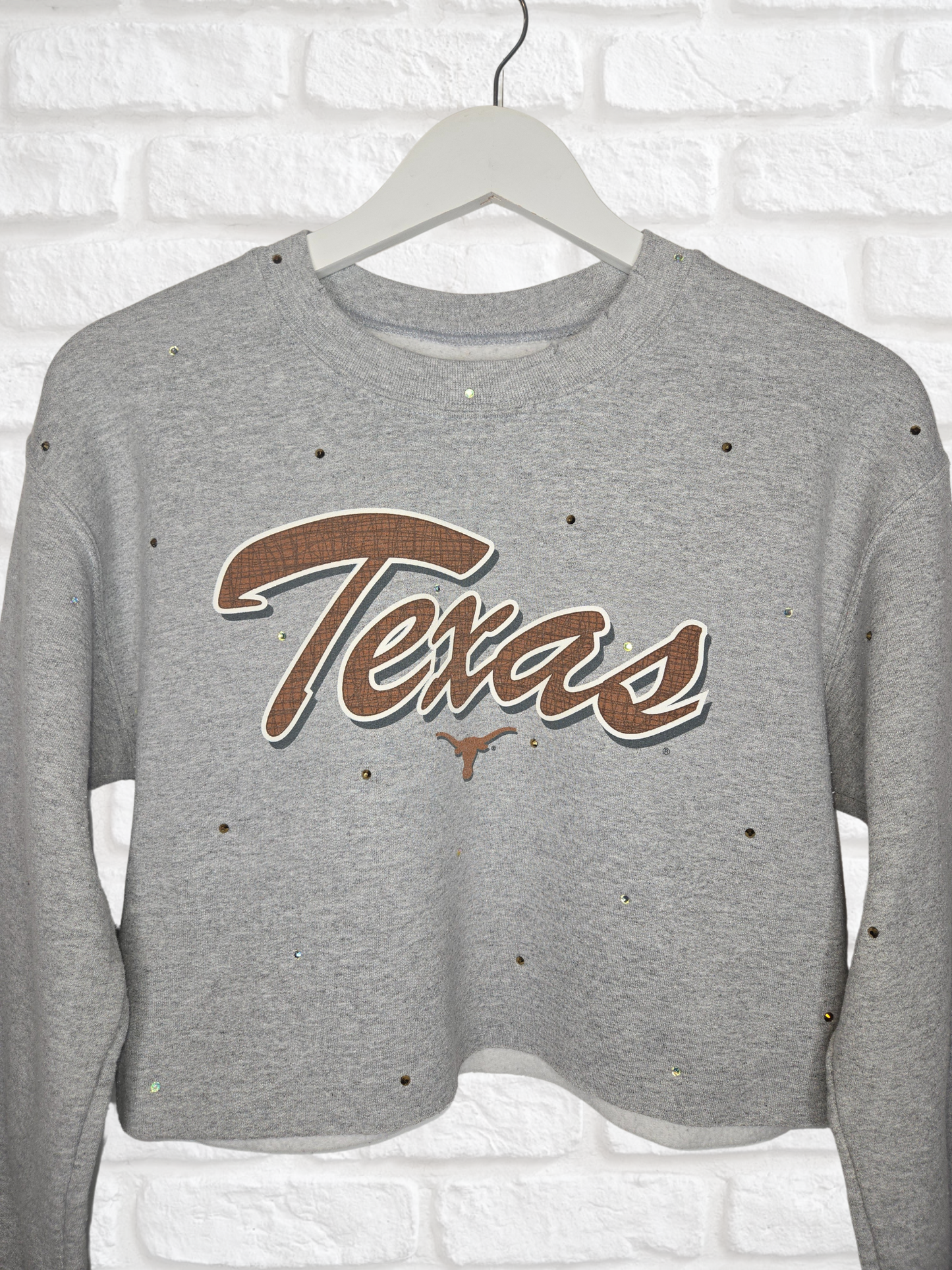 Texas Longhorns Crop Sweatshirt