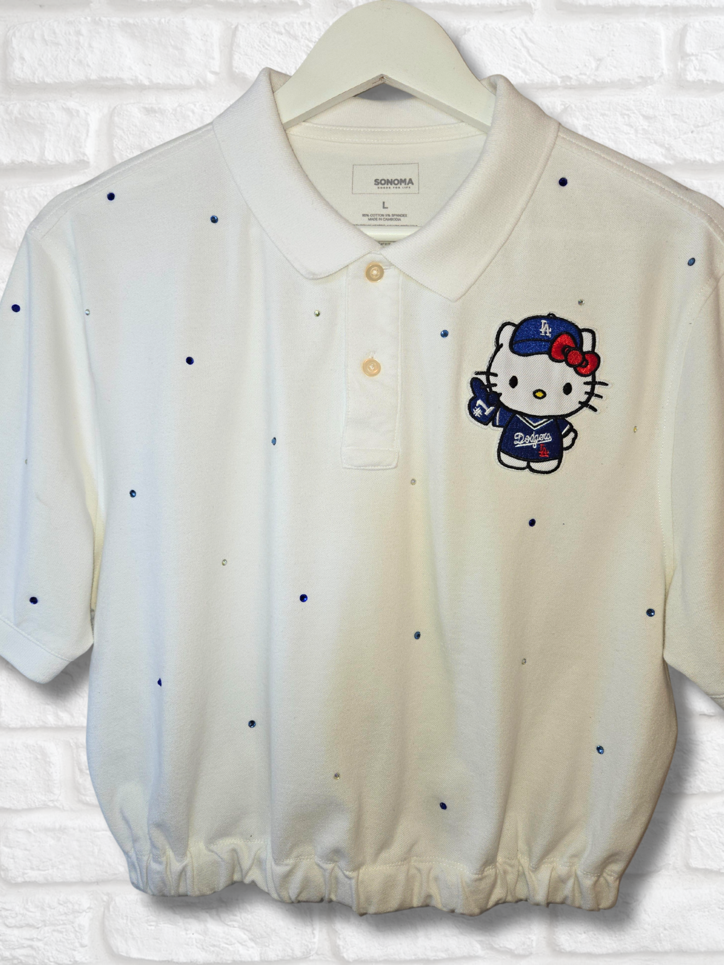 Los Angeles Dodgers HK Crop Polo