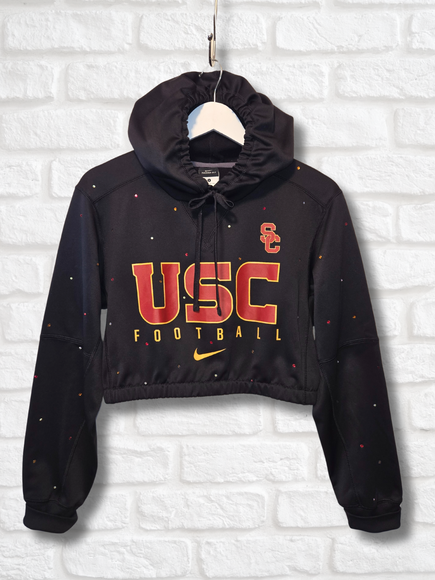 USC Trojans Crop Hoodie