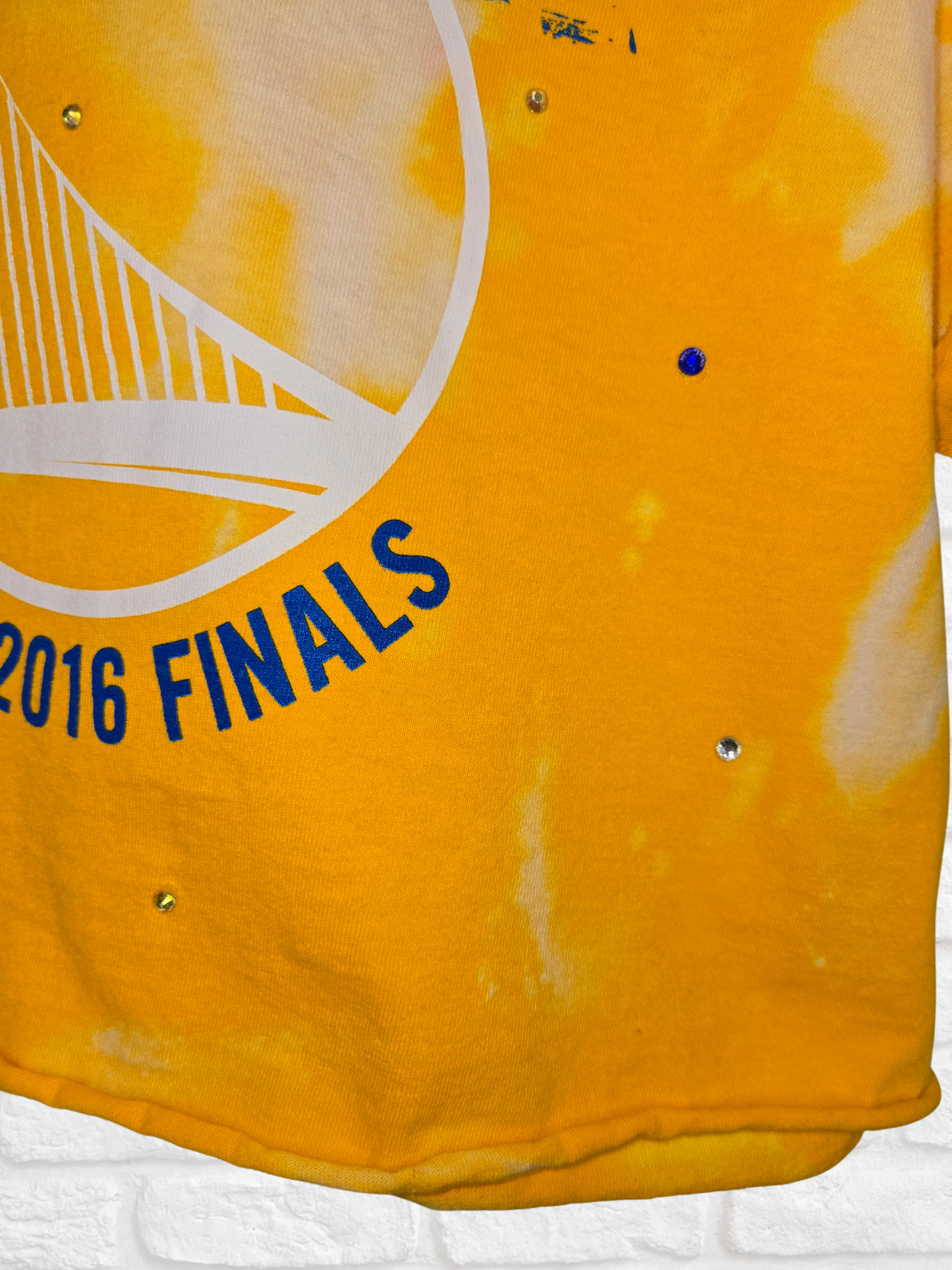 Golden State Warriors Crop Tee
