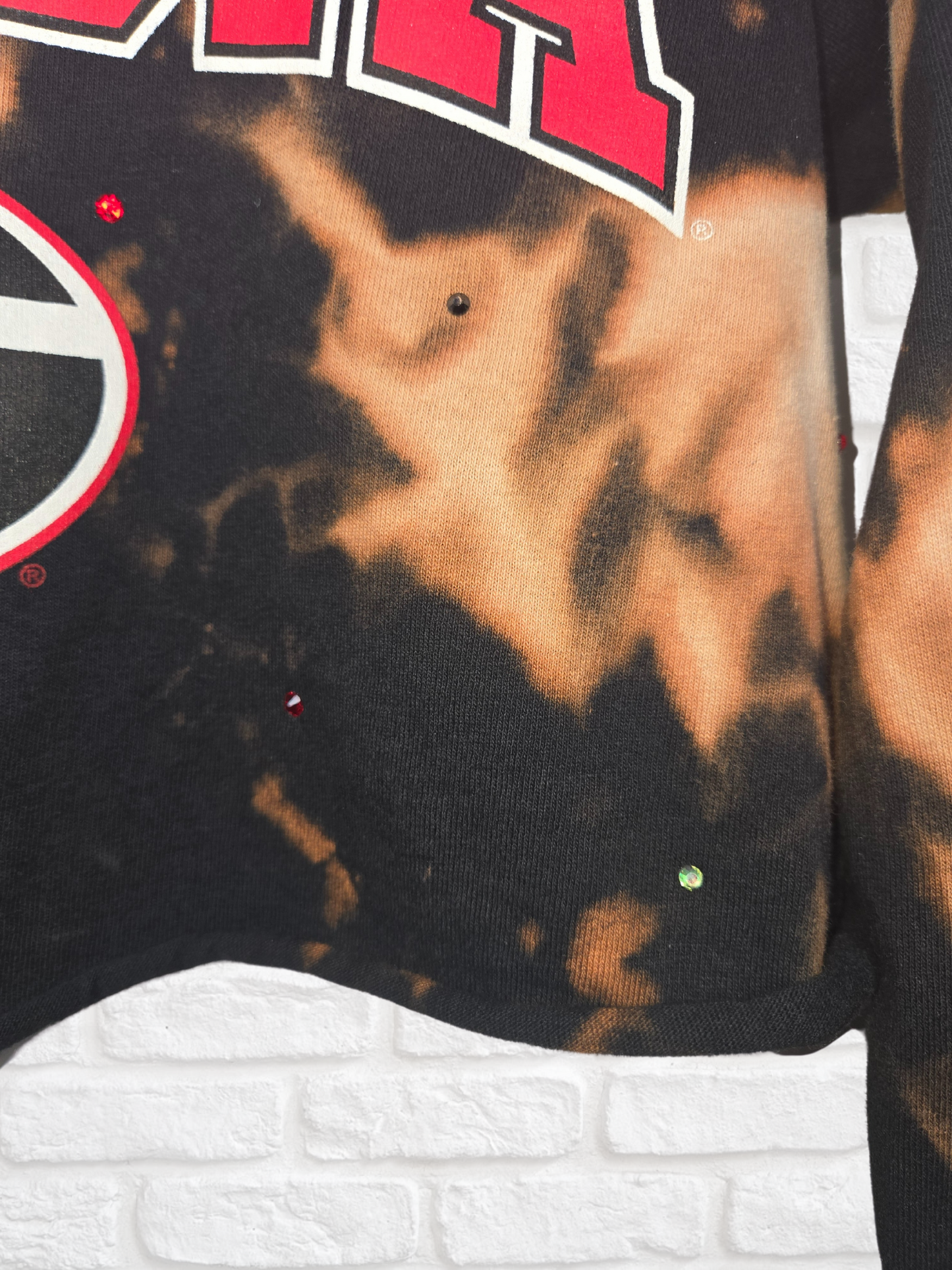 Georgia Bulldogs Crop Tee