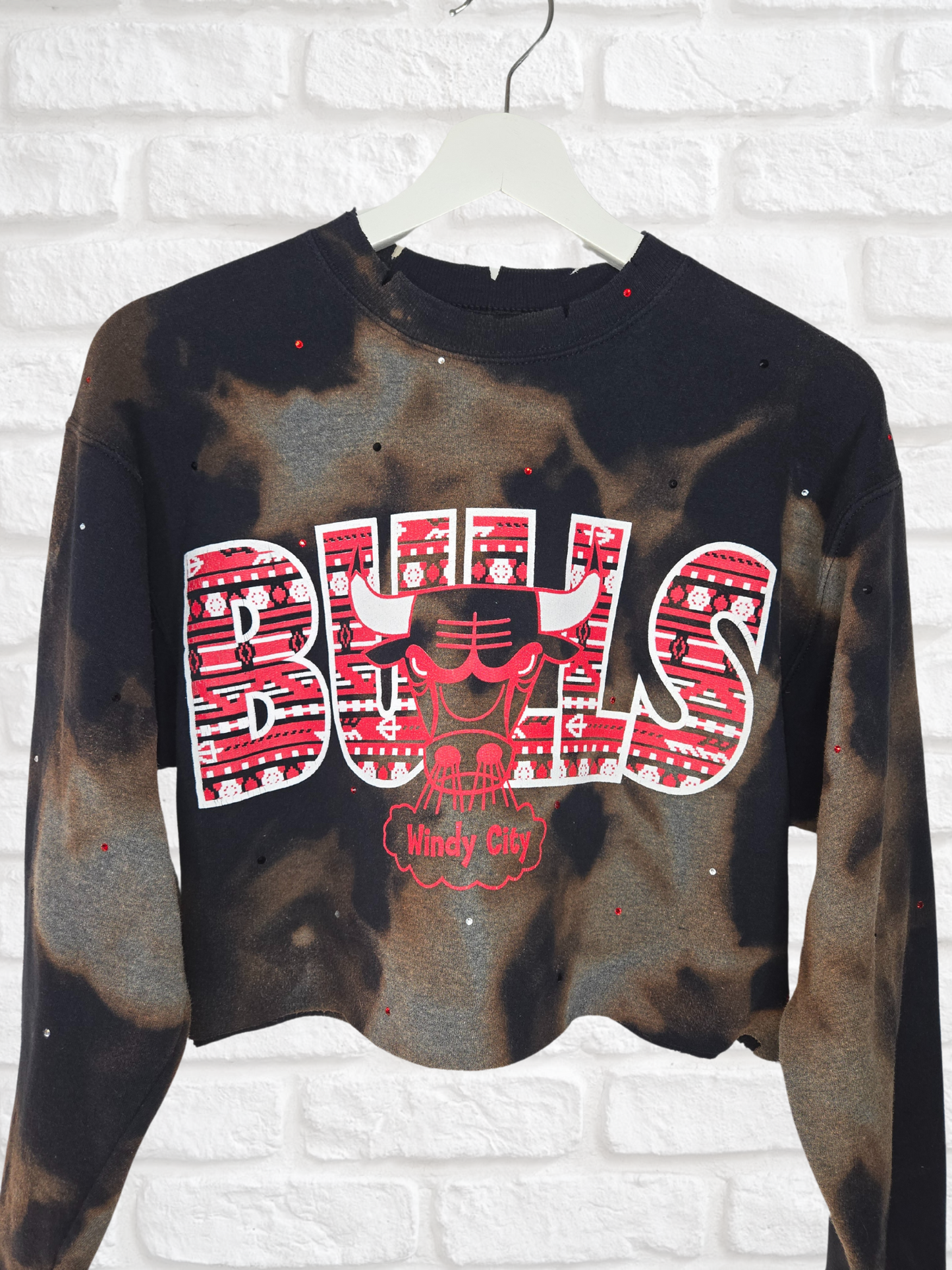Chicago Bulls Crop Sweatshirt