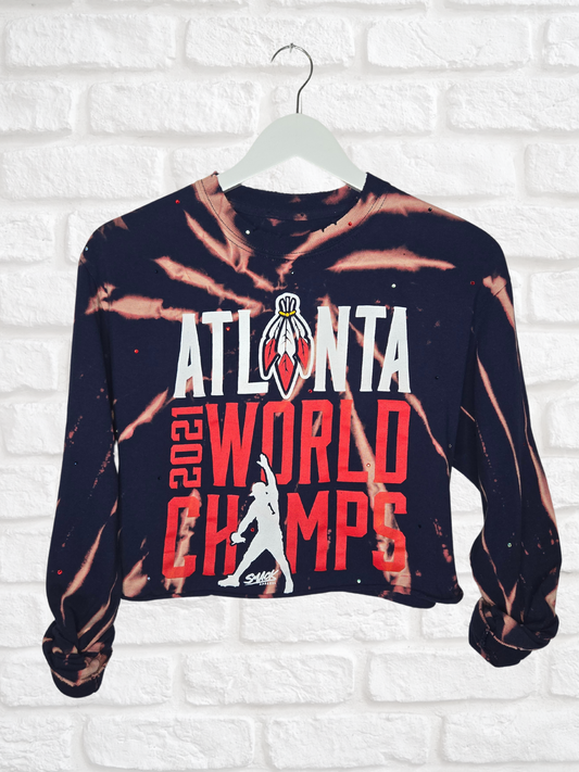 Atlanta Braves Crop Top- Medium