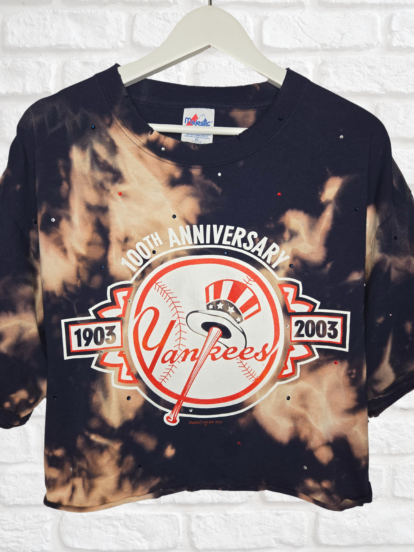 New York Yankees Crop Top- XL