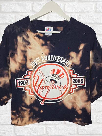 New York Yankees Crop Top- XL