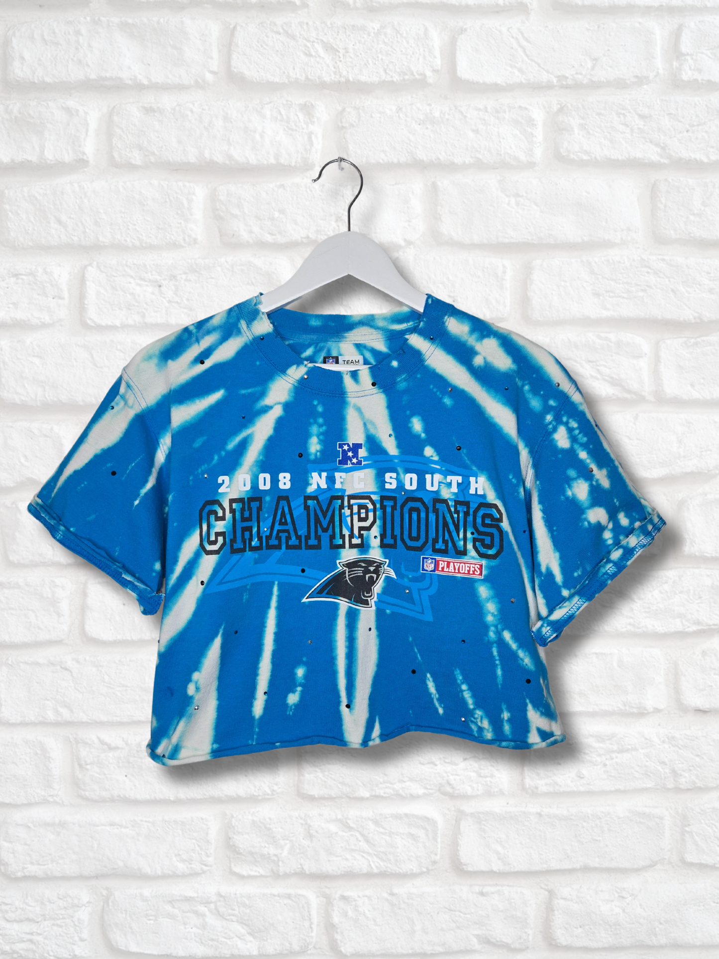 Carolina Panthers Crop Top- Medium