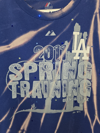 Los Angeles Dodgers Crop Top - Large