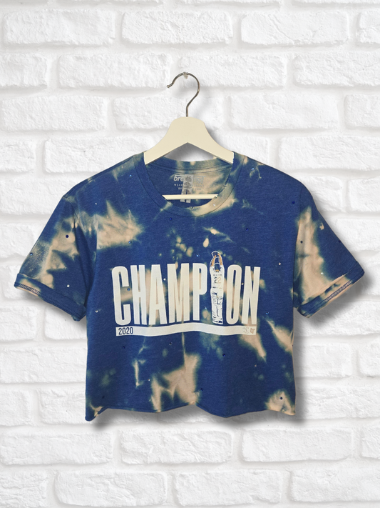Los Angeles Dodgers Crop Top  - Small