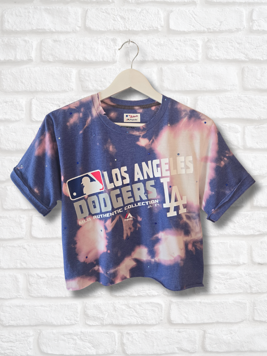Los Angeles Dodgers Crop Top- Medium