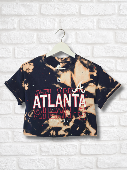 Atlanta Braves Crop Top -Small