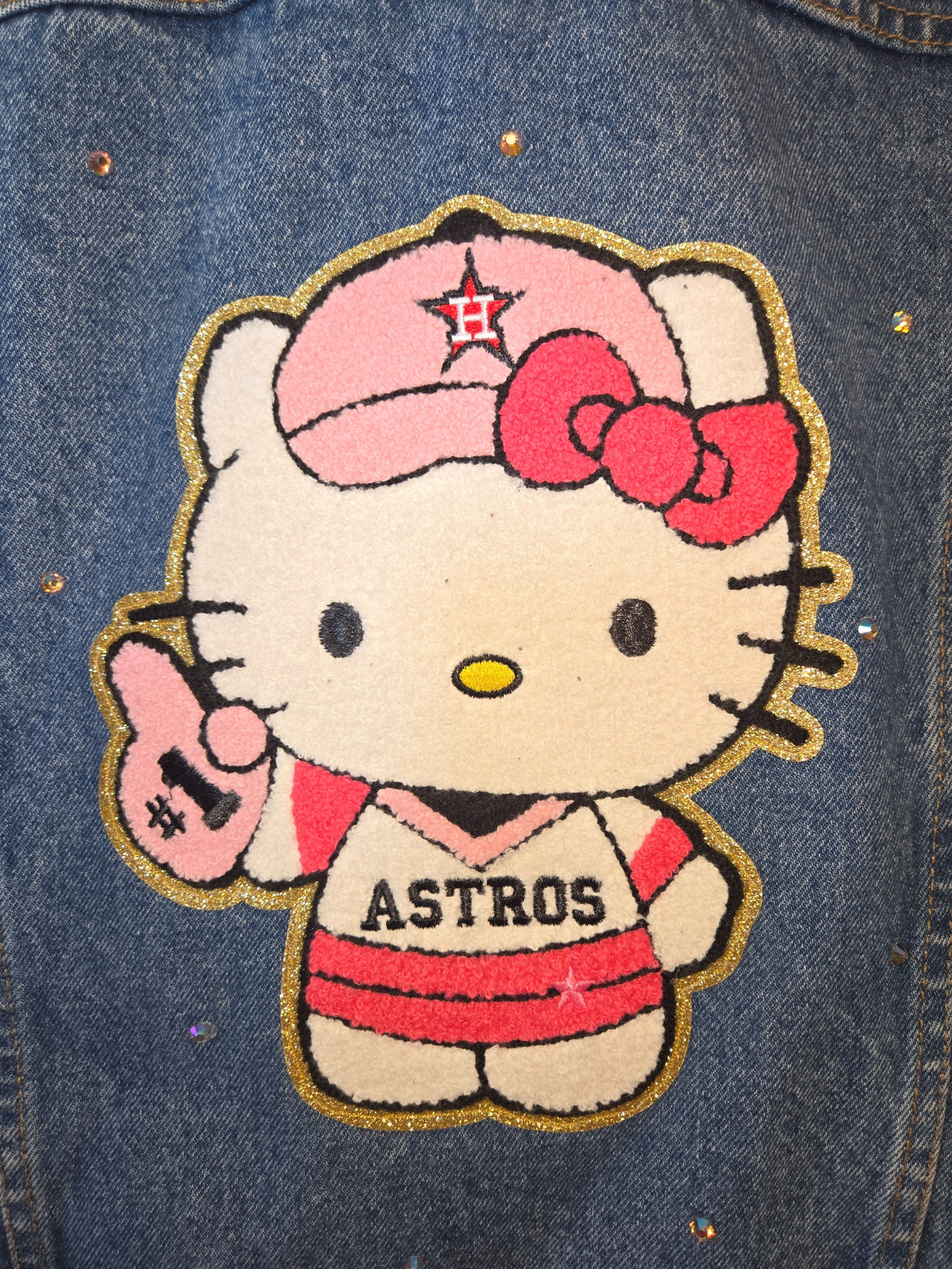Astros HK Oversized Denim Jacket