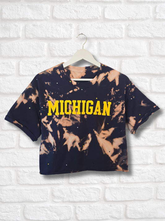 Michigan Wolverines Crop Top