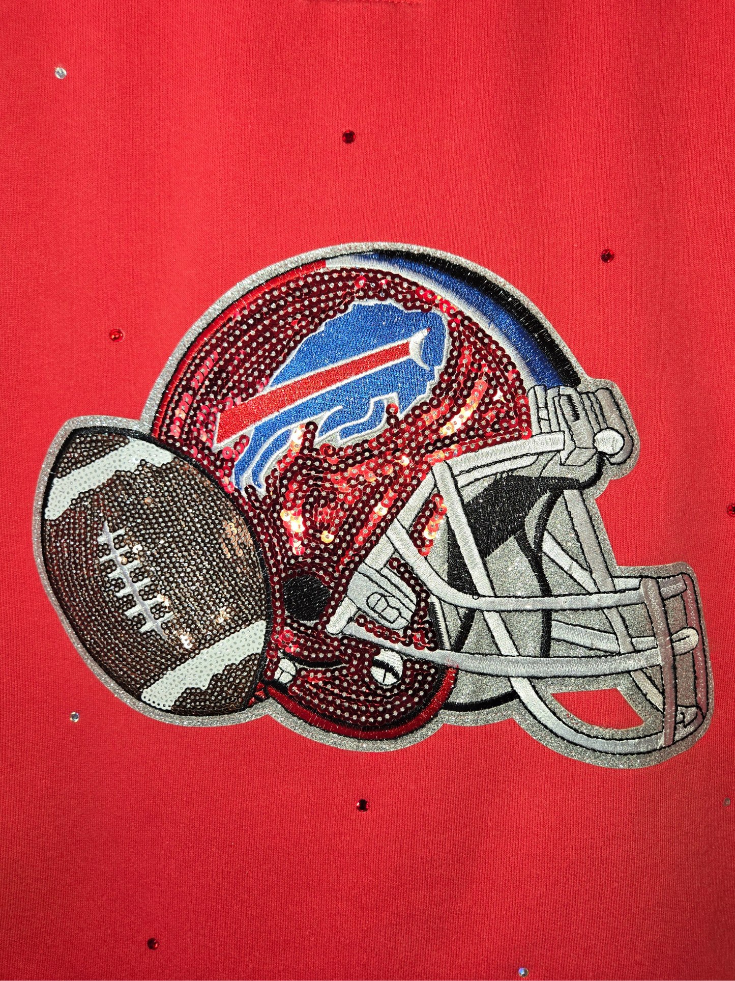Buffalo Bills Crop Zip-Up Sweatshirt