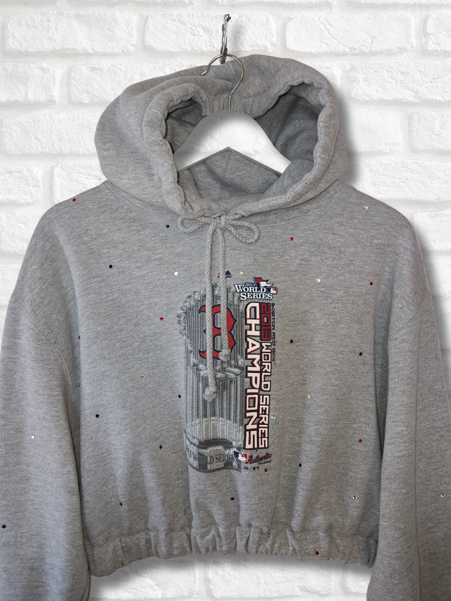 Boston Red Sox Crop Hoodie M/L
