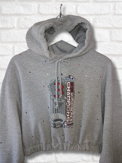 Boston Red Sox Crop Hoodie M/L
