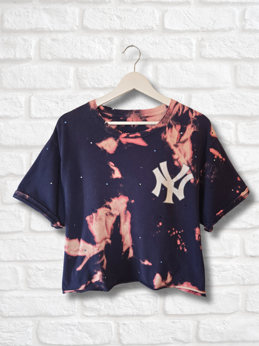 New York Yankees Crop Top- XL