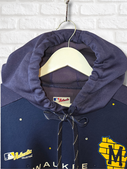 Milwaukee Brewers Crop Hoodie- Small